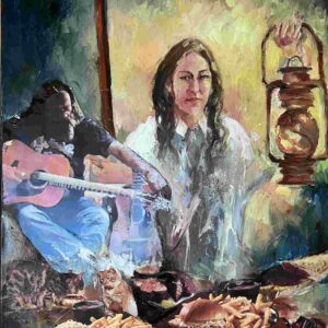 Collage painting
